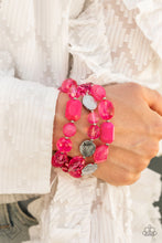 Load image into Gallery viewer, Oceanside Bliss - Pink Bracelet (GM-0821)
