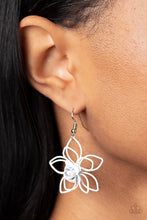 Load image into Gallery viewer, Botanical Bonanza - White Earring freeshipping - JewLz4u Gemstone Gallery
