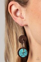 Load image into Gallery viewer, Artisanal Aesthetic - Blue Earring
