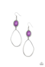Load image into Gallery viewer, Adventurous  Allure - Purple Earring
