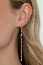 Load image into Gallery viewer, Skyscraping Shimmer - Brown Earring
