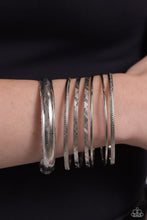 Load image into Gallery viewer, Stackable Stunner - Silver (Bangle) Bracelet

