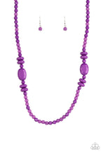 Load image into Gallery viewer, Tropical Tourist - Purple Necklace
