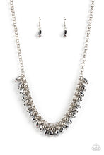 Load image into Gallery viewer, Metro Monarchy - Silver (Teardrop) Bead Necklace
