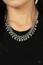 Load image into Gallery viewer, Metro Monarchy - Silver (Teardrop) Bead Necklace
