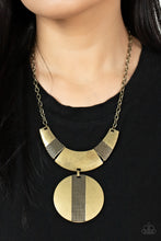 Load image into Gallery viewer, Metallic Enchantress - Brass Necklace
