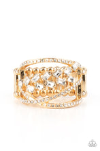 Load image into Gallery viewer, Lavishly Luminary - Gold (Bands) Ring
