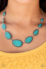 Load image into Gallery viewer, Elemental Eden - Blue (Turquoise) Necklace (SSF-0821)
