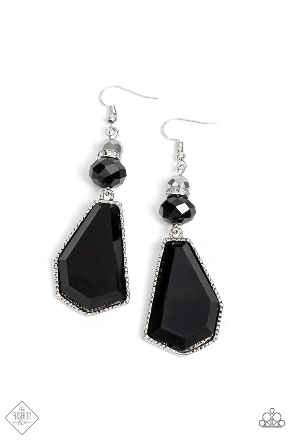 Defaced Dimension -  Black Earring (MM-0122)