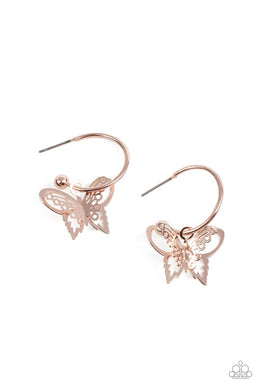 Butterfly Freestyle - Rose Gold freeshipping - JewLz4u Gemstone Gallery