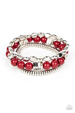 Tour de Tourist - Red Bracelet freeshipping - JewLz4u Gemstone Gallery