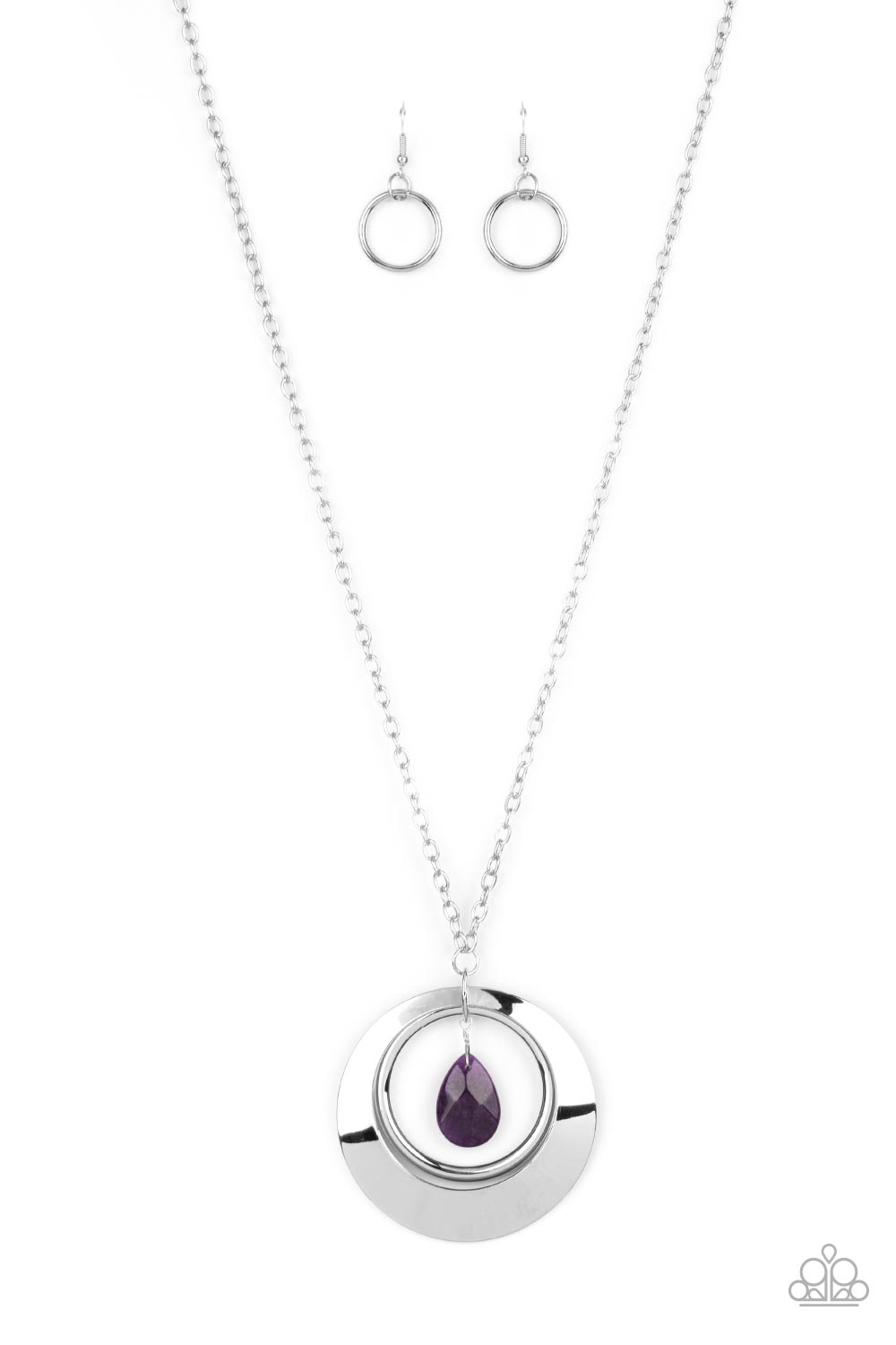 Inner Tranquility - Purple Necklace freeshipping - JewLz4u Gemstone Gallery