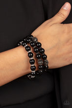 Load image into Gallery viewer, Poshly Packing - Black Bracelet
