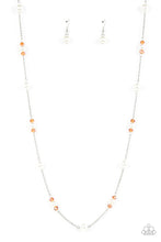 Load image into Gallery viewer, Keep Your Eye on the BALLROOM - Orange Necklace
