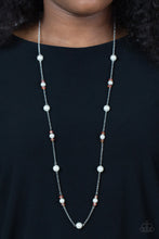 Load image into Gallery viewer, Keep Your Eye on the BALLROOM - Orange Necklace

