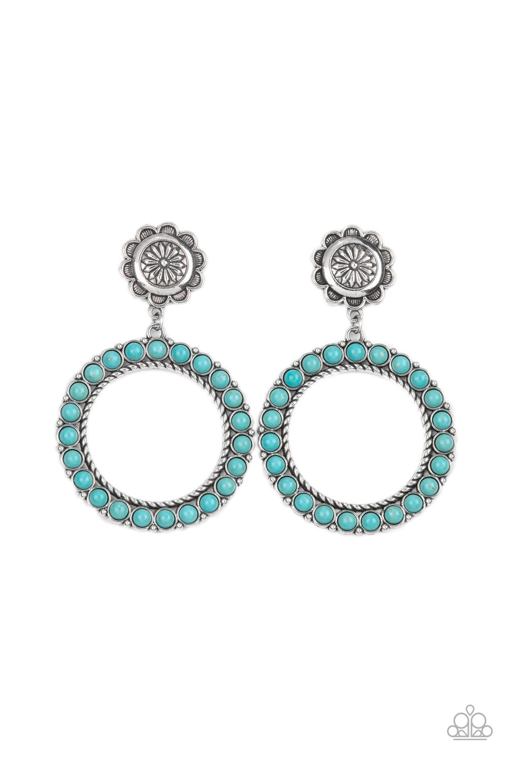 Playfully Prairie - Blue Post Earring