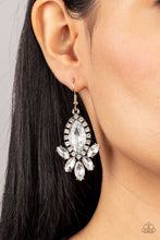 Load image into Gallery viewer, Serving Up Sparkle - White (Rhinestone) Earring
