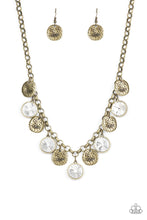Load image into Gallery viewer, Spot On Sparkle - Brass Necklace
