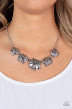 Load image into Gallery viewer, Keep Guard - Silver (Hematite Rhinestone) Necklace
