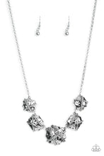 Load image into Gallery viewer, Keep Guard - Silver (Hematite Rhinestone) Necklace
