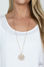 Load image into Gallery viewer, Botanical Bling - Rose Gold Necklace
