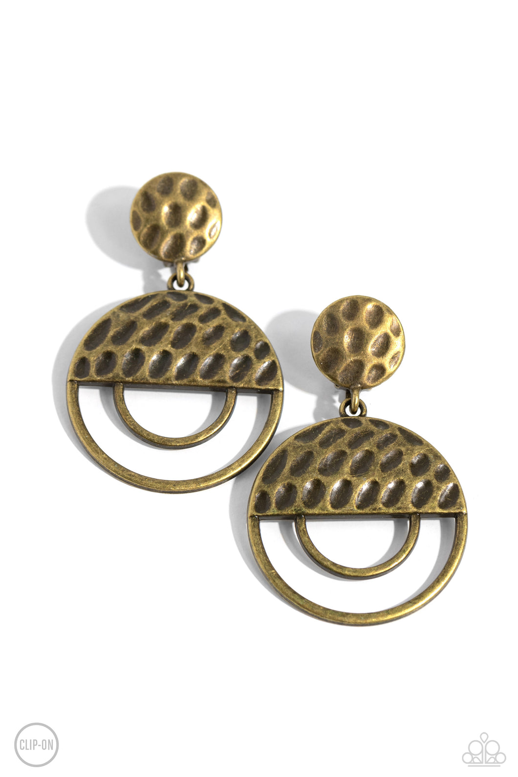 Southern Souvenir - Brass (Clip-On) Earring