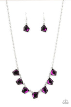 Load image into Gallery viewer, Experimental Edge - Purple Necklace
