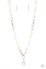 Load image into Gallery viewer, Tea Party Tango - White Lanyard Necklace
