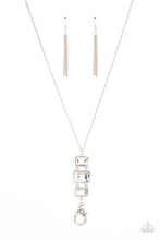 Load image into Gallery viewer, Uptown Totem - White Lanyard Necklace
