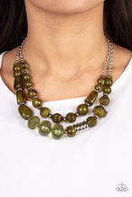 Load image into Gallery viewer, Pina Colada Paradise - Green Necklace freeshipping - JewLz4u Gemstone Gallery
