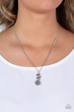 Load image into Gallery viewer, Clustered Candescence - Silver (Hematite) Necklace freeshipping - JewLz4u Gemstone Gallery
