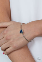 Load image into Gallery viewer, Heart of Ice - Blue (Heart Rhinestone) Bracelet freeshipping - JewLz4u Gemstone Gallery
