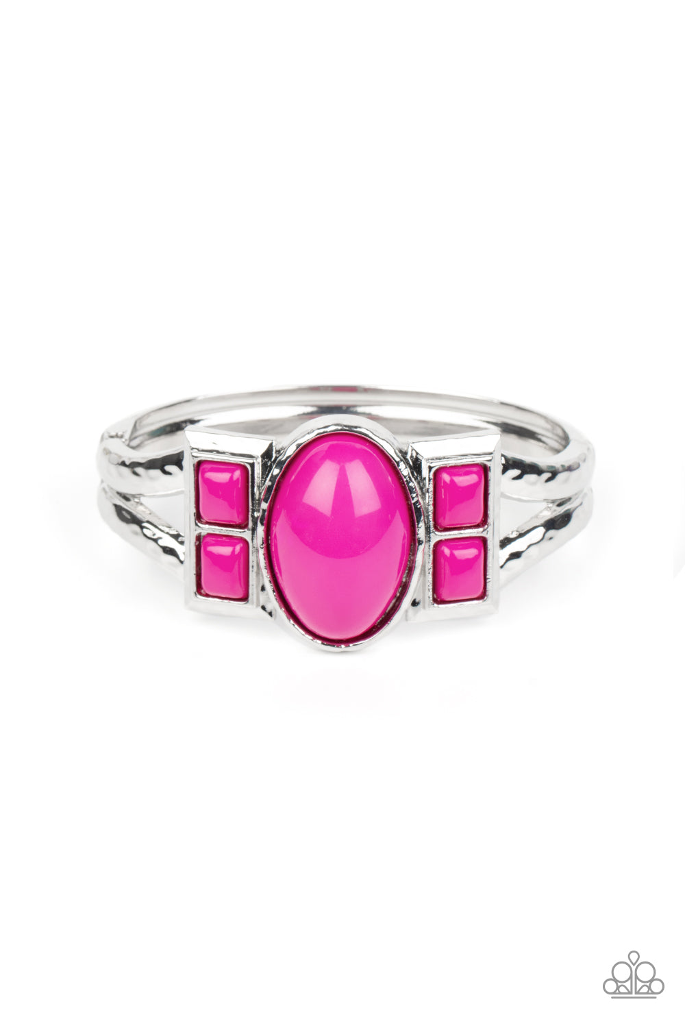 A Touch of Tiki - Pink Bracelet freeshipping - JewLz4u Gemstone Gallery
