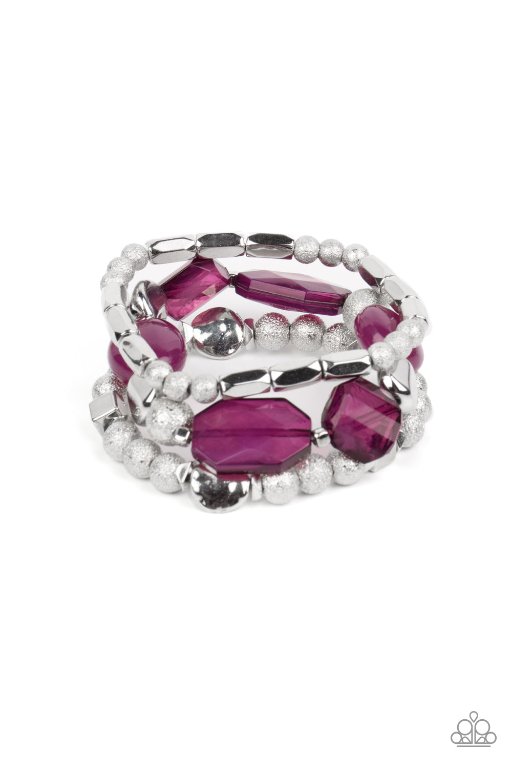 Marina Magic- Purple Bracelet freeshipping - JewLz4u Gemstone Gallery