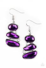 Load image into Gallery viewer, Gem Galaxy - Purple (Gem) Earring
