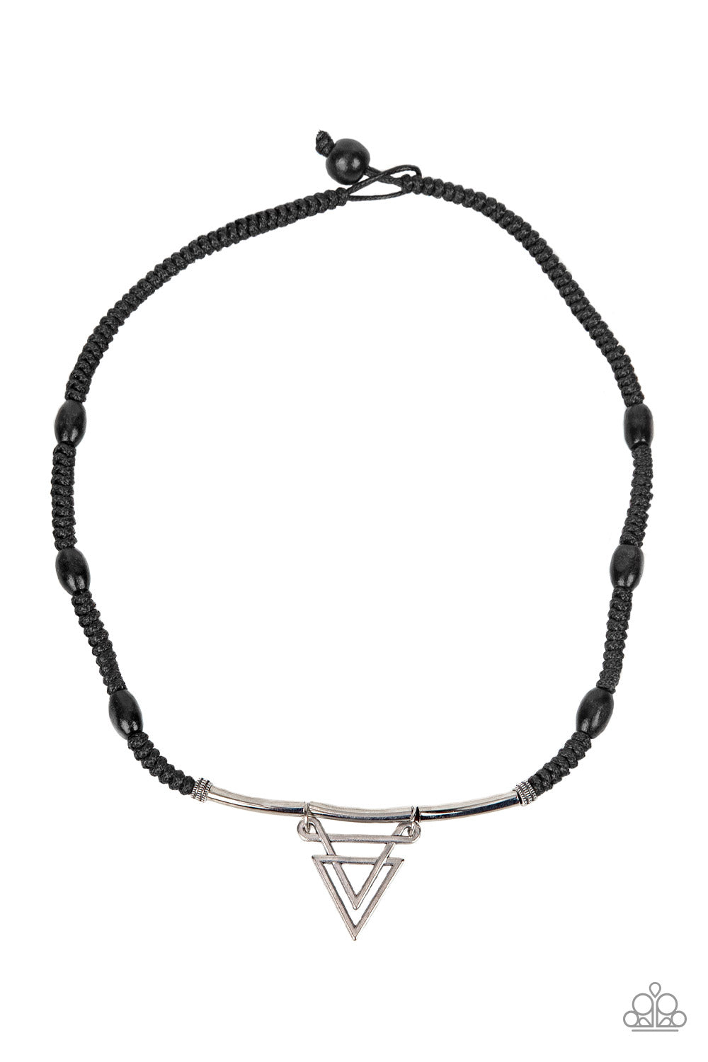 Arrowed Admiral - Black Necklace