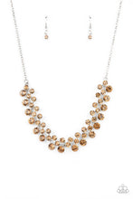 Load image into Gallery viewer, Won The Lottery - Brown (Topaz Rhinestone) Necklace
