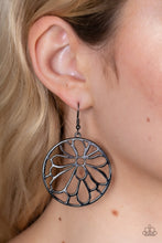 Load image into Gallery viewer, Glowing Glades - Black (Gunmetal) Earring
