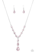 Load image into Gallery viewer, Park Avenue A-Lister - Pink (Teardrop Rhinestone) Necklace
