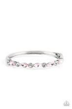 Load image into Gallery viewer, Petitely Powerhouse - Pink (White Rhinestones) Bracelet
