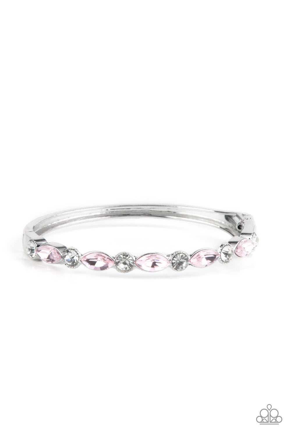 Petitely Powerhouse - Pink (White Rhinestones) Bracelet