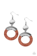 Load image into Gallery viewer, ENTRADA at Your Own Risk - Brown (Stone Stone) Earring
