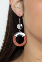 Load image into Gallery viewer, ENTRADA at Your Own Risk - Brown (Stone Stone) Earring
