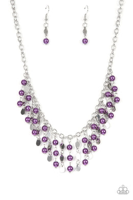 Wall Street Stylist - Purple Necklace freeshipping - JewLz4u Gemstone Gallery