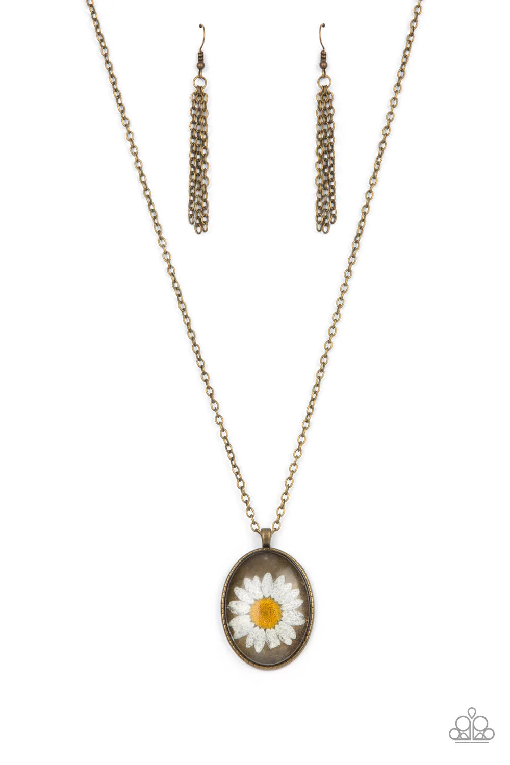 Prairie Passion - Brass Necklace