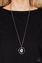 Load image into Gallery viewer, Hands-Down Dazzling - Silver (Smoky Iridescent Gem) Necklace
