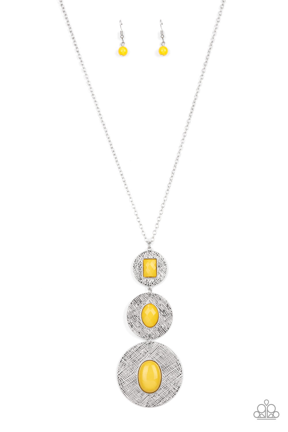 Talisman Trendsetter - Yellow Necklace freeshipping - JewLz4u Gemstone Gallery