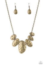 Load image into Gallery viewer, Cave Crawl - Brass Necklace
