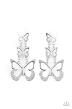 Load image into Gallery viewer, Flamboyant Flutter - White Post Earring
