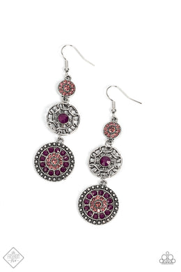 Farmhouse Hustle - Purple Earring (GM-1221) freeshipping - JewLz4u Gemstone Gallery